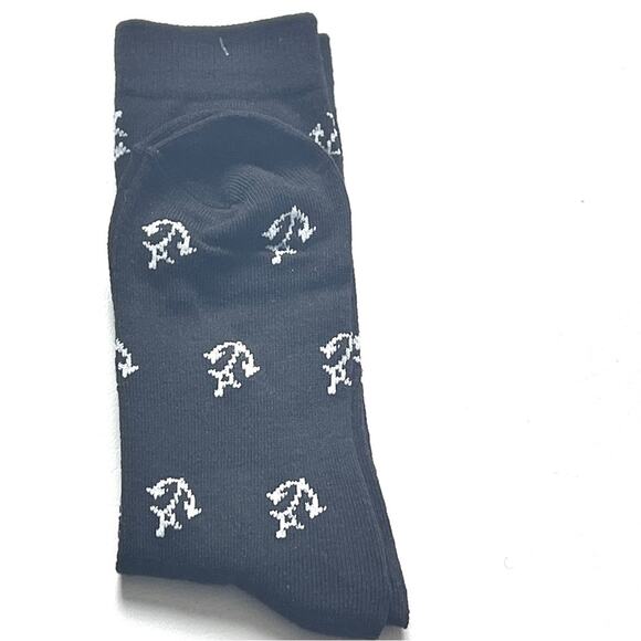 Anchor Print Nautical Print  Logo Design Multi-color Style Crew Socks
  NWT - Picture 4 of 4